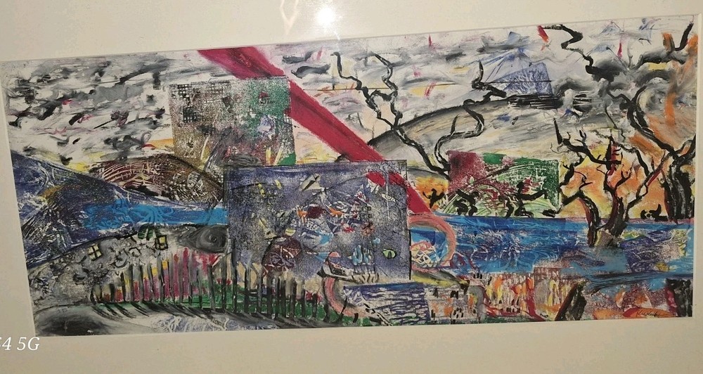 ESTHER KIRSHENBAUM Artwork OOAK Signed Embellished