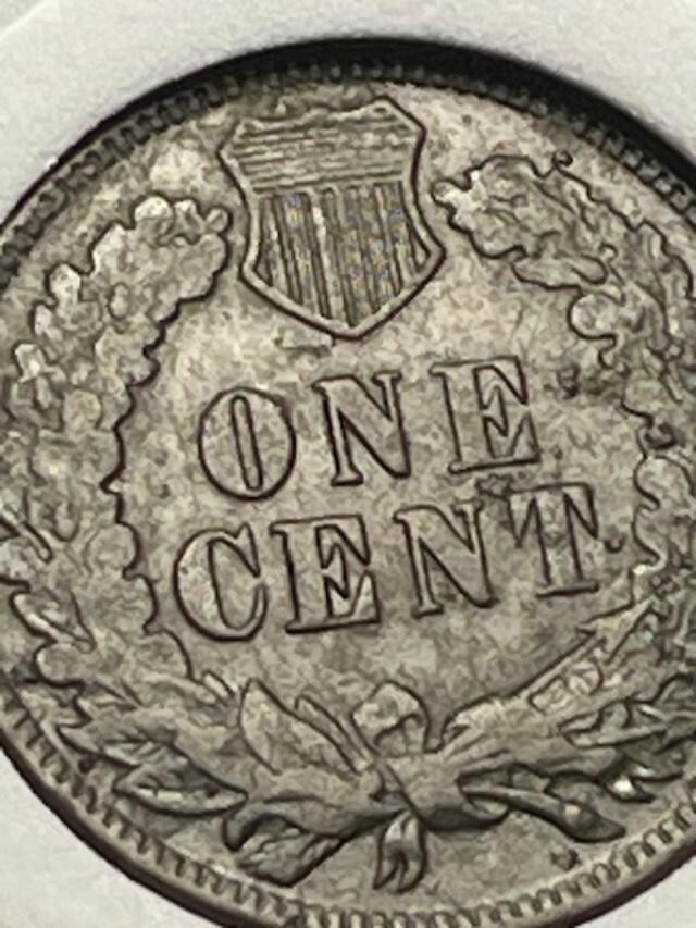 1874 Indian Head Penny AU- BETTER DATE!