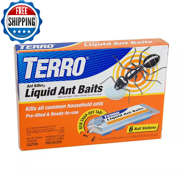 TERRO Indoor Liquid Ant Killer Baits (6-Count)