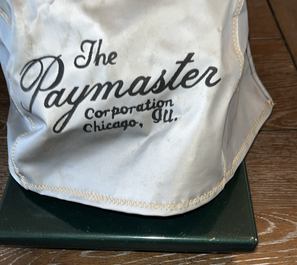 Working PAYMASTER S-1000 Check Writing System Dollars Cents Dust Cover VINTAGE