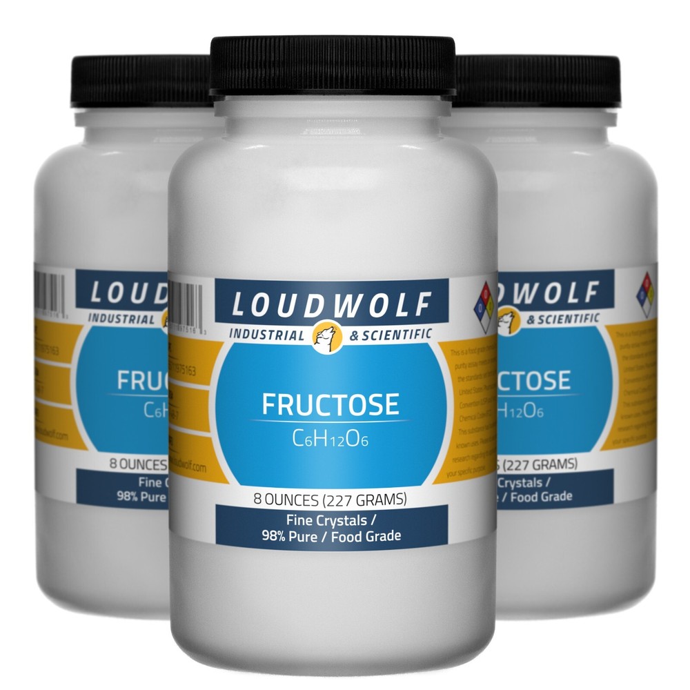 Fructose, 1.5lb, Food Grade, Sturdy Bottles, SHIPS SAME DAY