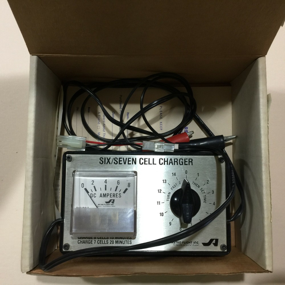 VINTAGE SIX / SEVEN CELL CHARGER BY, "ASTRO FLIGHT"
