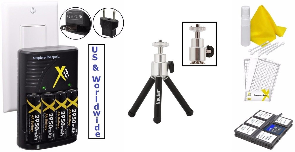 8pc Super Saving Accessory Kit For Canon Powershot SX110 IS