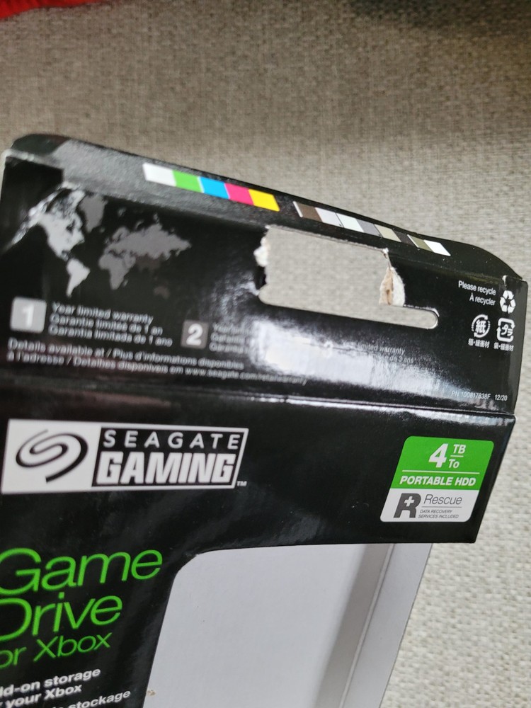 Seagate Game Drive for Xbox 4TB Portable HDD Bundle