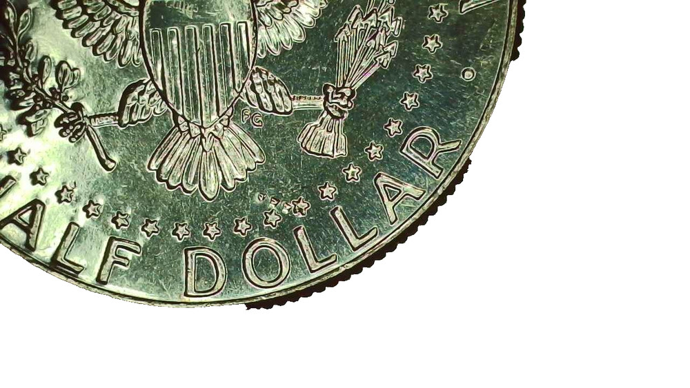 2024D - Kennedy Half Dollar Error - Struck Through Reverse - #235