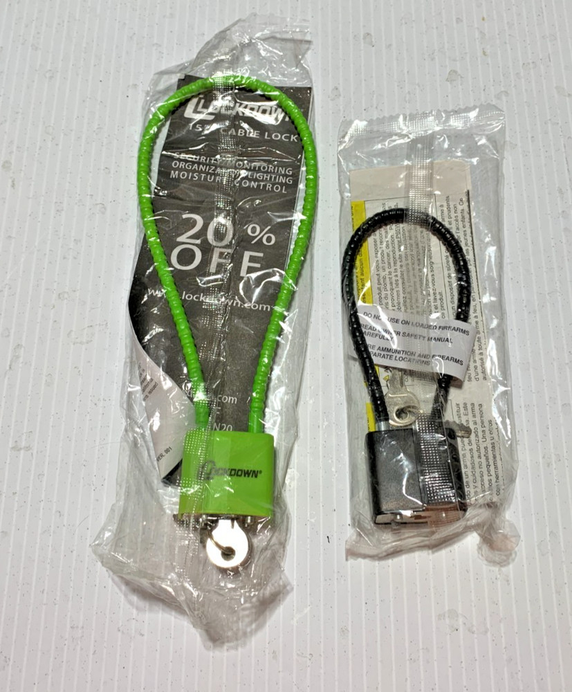 Set of gun cable locks