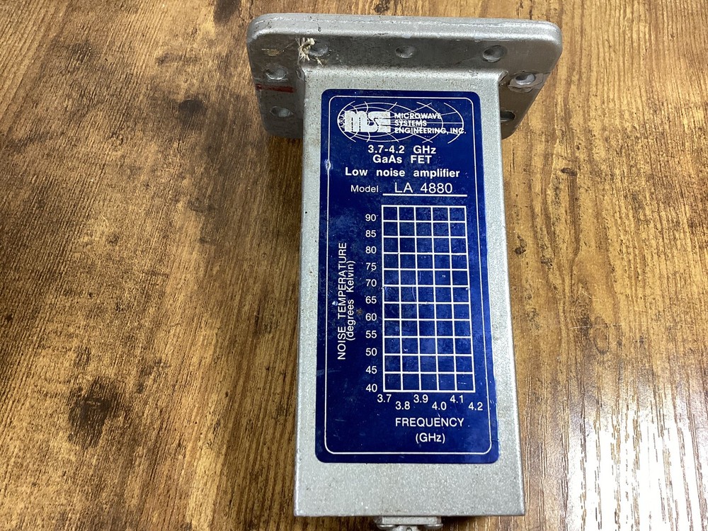 Microwave Systems Low Noise Amplifier LA4880