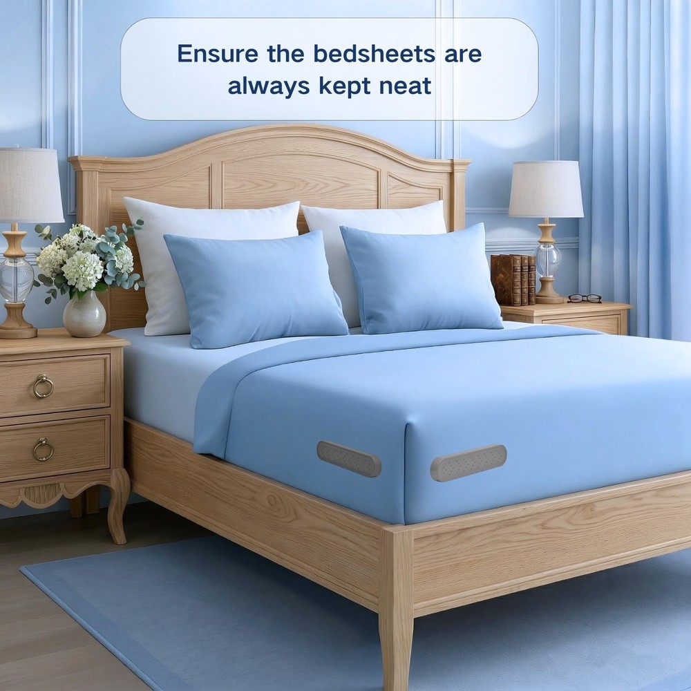 Bed Holders for Corners, Lock Holders, 4Pcs Fitted Holders Keep Sheets Firm &...