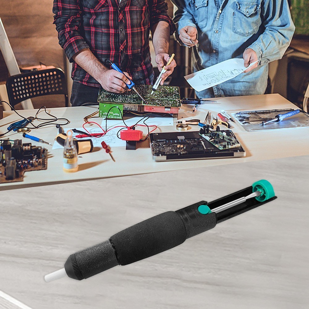 Handheld Desoldering Pump with Antiskid Handle for Precise Circuit Board Work