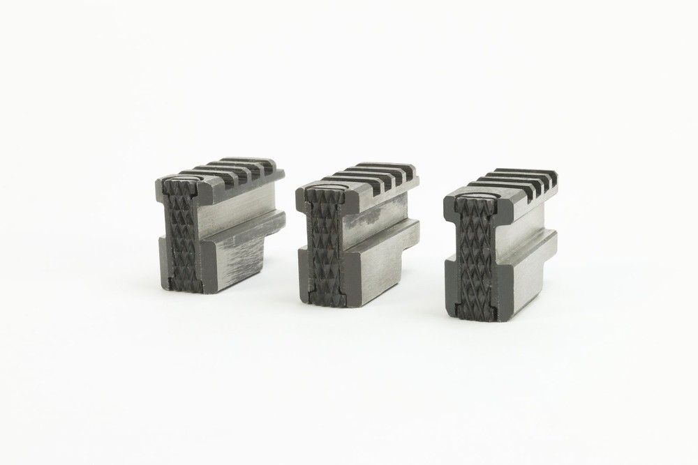 Steel Dragon Tools® 1215 Chuck Jaws & Inserts for Pipe Threading Machine