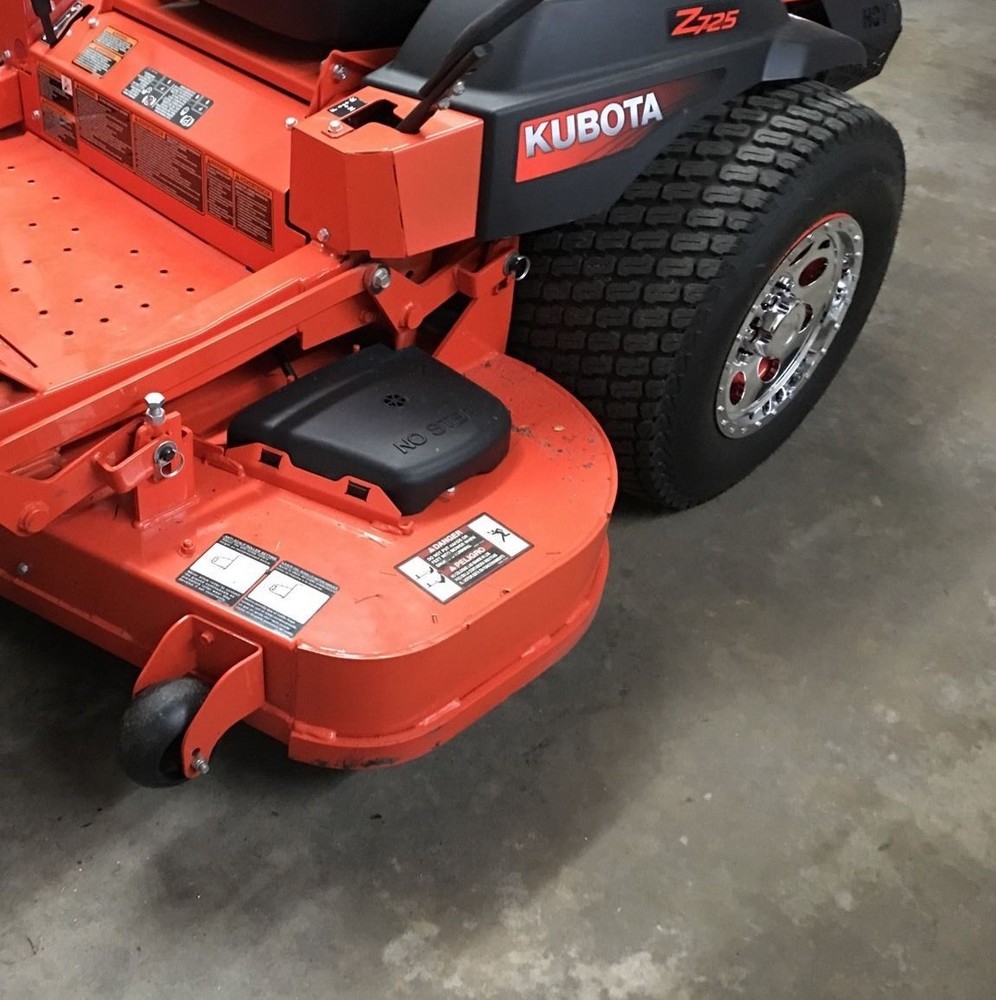 (2) 12" + (2) 8" Chrome Mower Wheel Hub Cap Rim Covers SHARP!! Phoenix USA