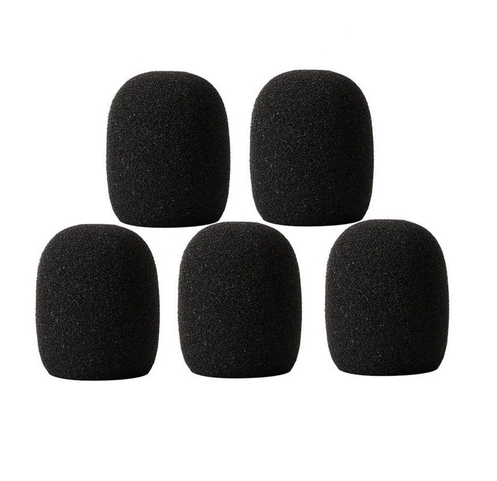 5 Pack A58WS Microphone Windscreen for Shure SM58 Dynamic Vocal Microphone Black