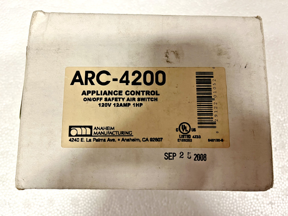 Moen ARC-4200 Disposal Controller Base Unit With Air Switch Open Box #1910 L9