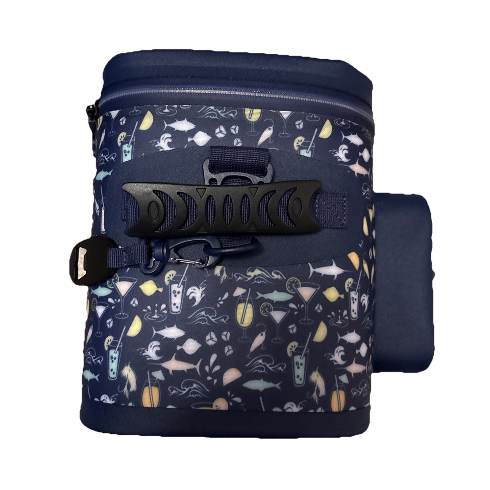 Magellan Outdoors Pro Leakproof 12-Can Square Cooler in Blue Light Pink
