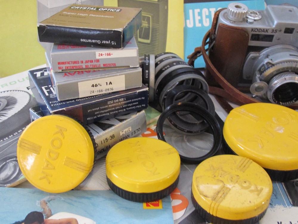 KODAK Camera Filter Cap Manuals Adapter Ring Mixed LOT #8