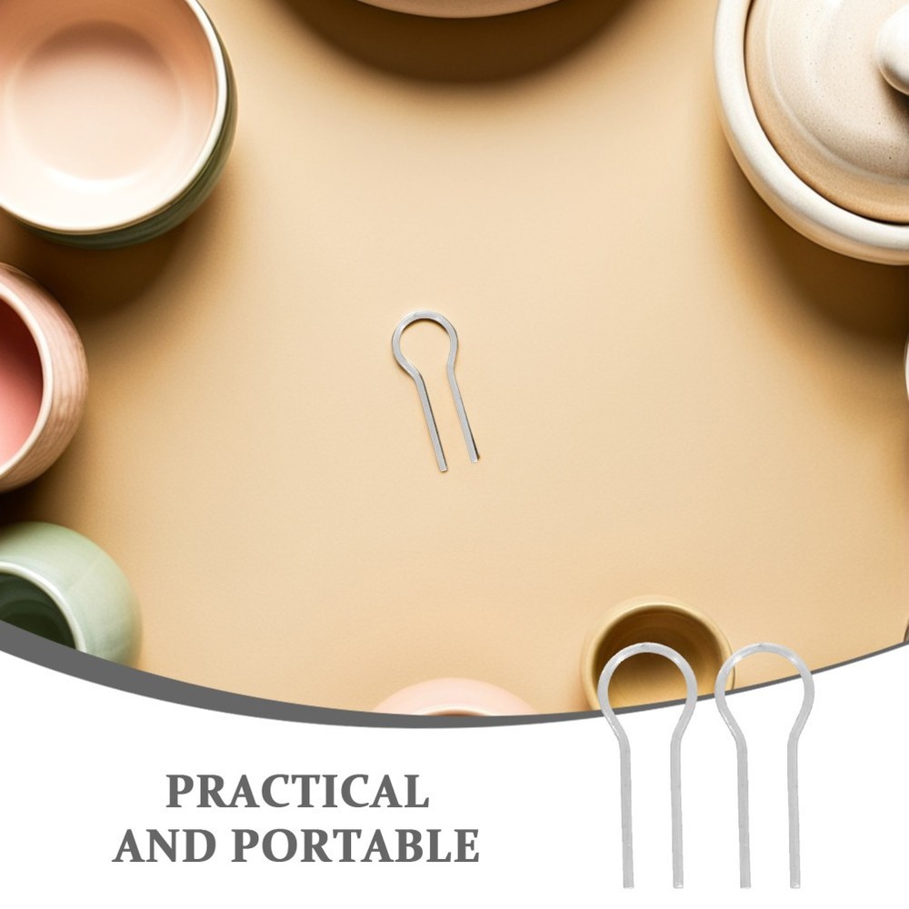 200 Pcs Pottery Hanging Needle Glass Fusing Hooks DIY Ornament Making Tools