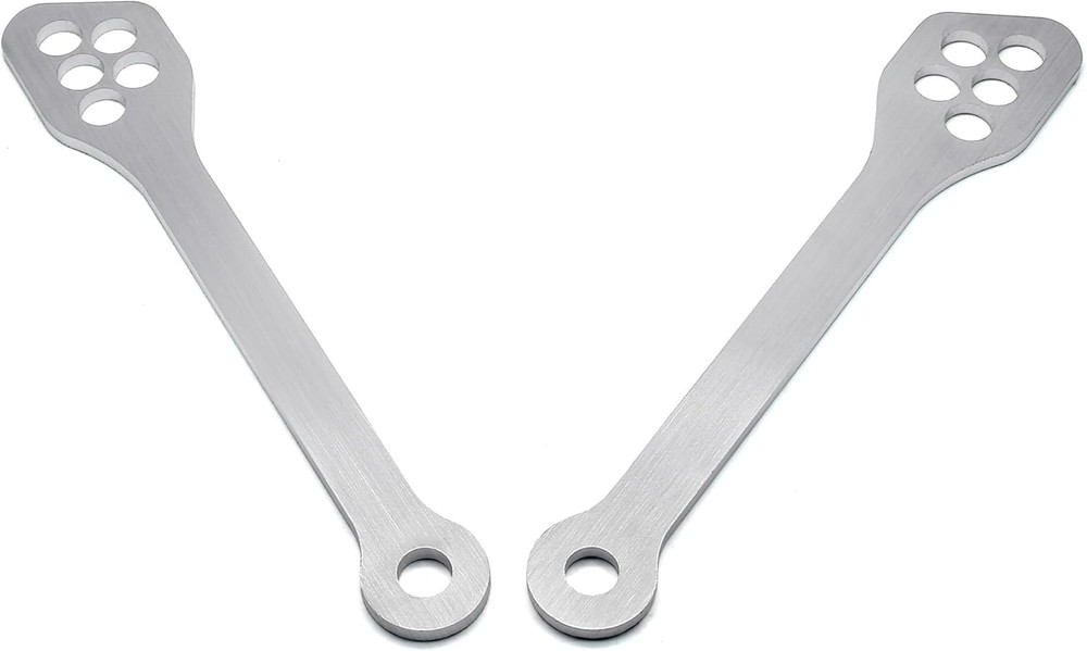 Motorcycle Lowering Link, Drop Links Rear Suspension Kit Accessories Silver C...