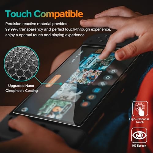 3-Pack Screen Protector Tempered Glass for Nintendo Switch 2 Model 2025,