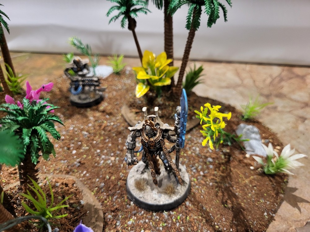 Wargaming Terrain Painted - Jungle Palm tree Set