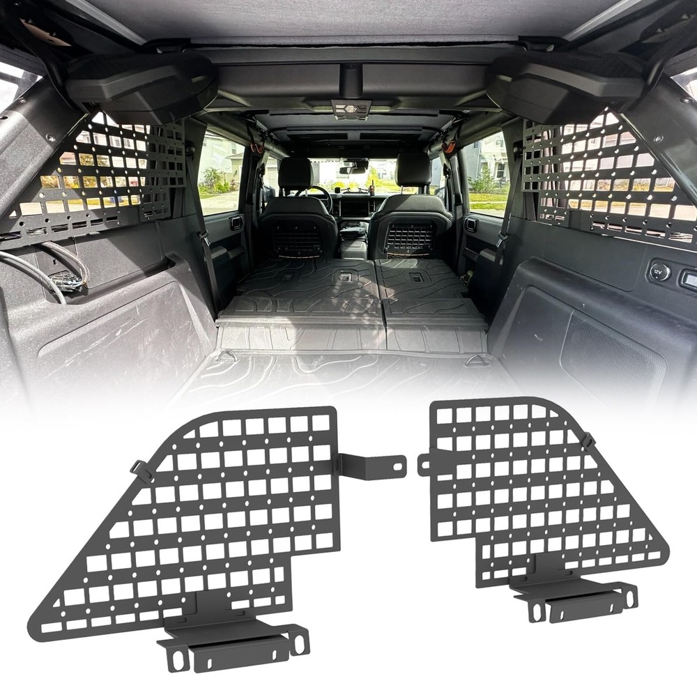 Rear Window MOLLE Panel Modular Storage Panel System fit for Bronco 4 Door 20...