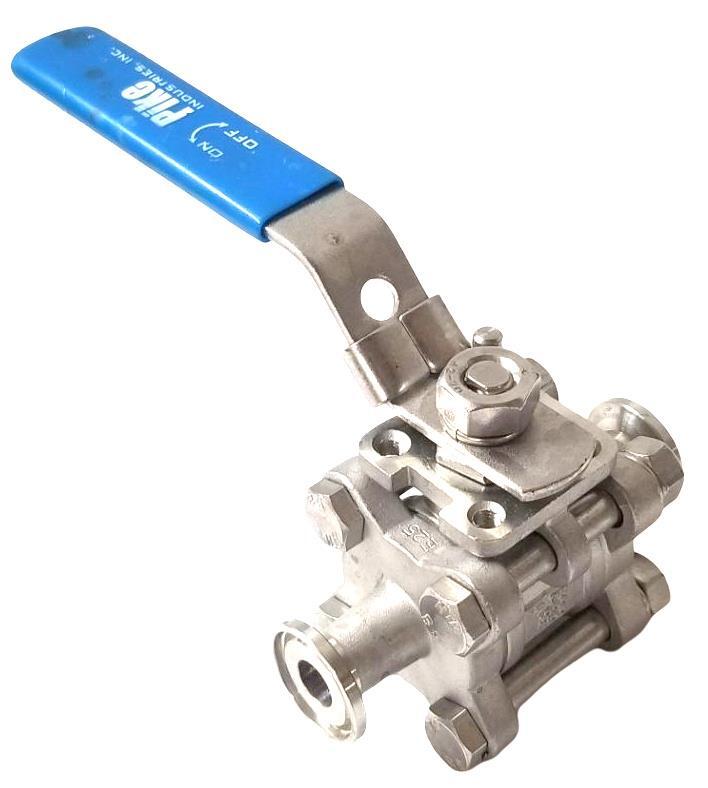 Pike 1/2-CF8M Flange Ball Valve E20 1000 WOG