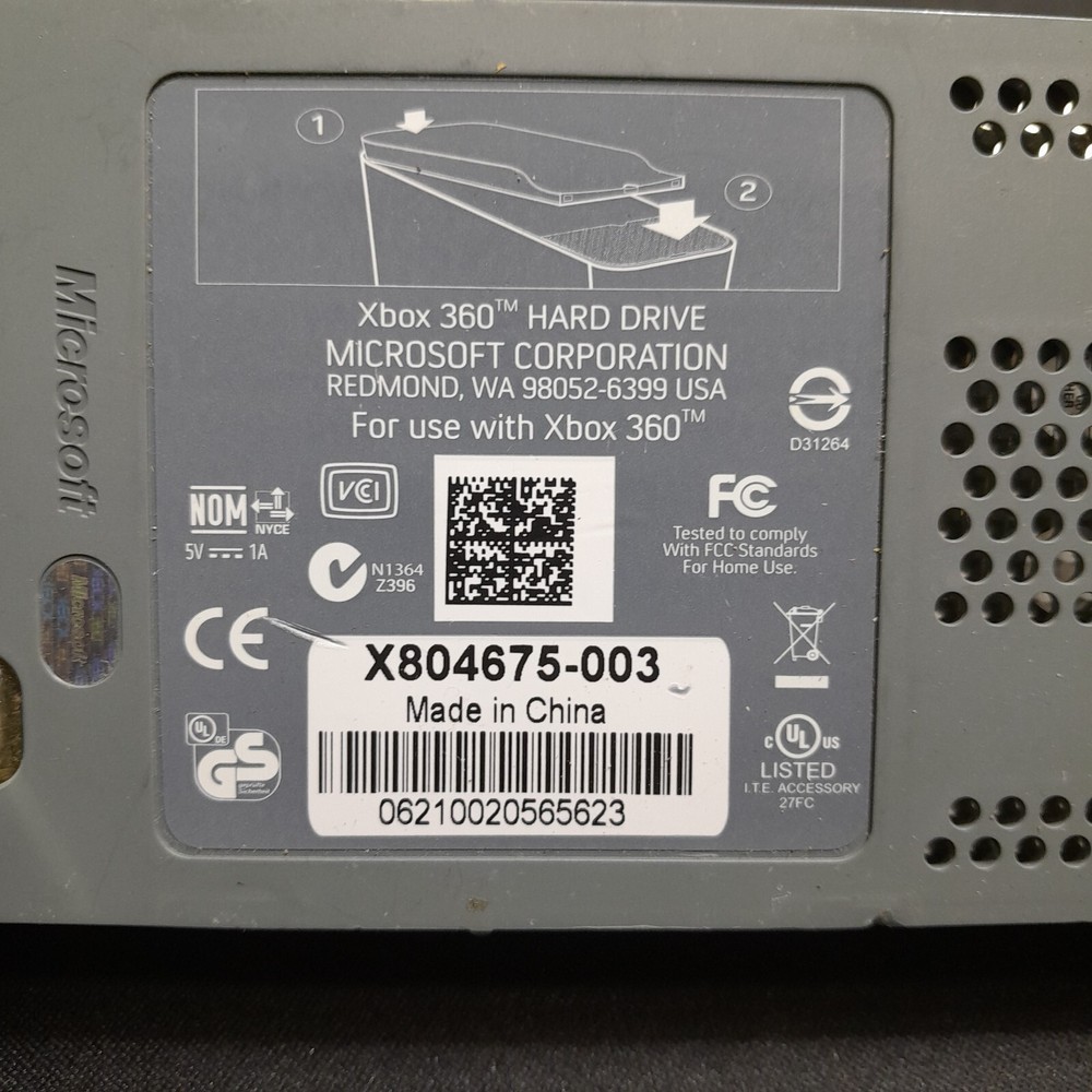 Microsoft Xbox 360 Hard Drive HDD X804675-003