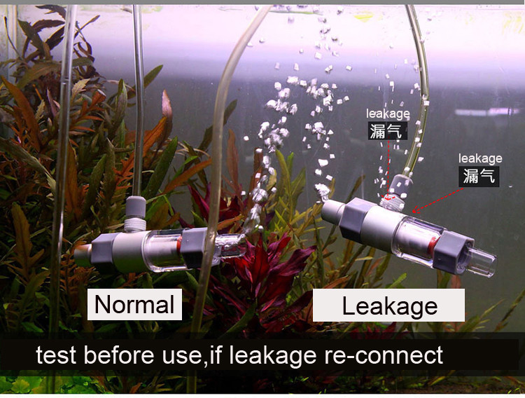 CO2 Atomizer external super Diffuser Reactor aquarium water plant fish tank