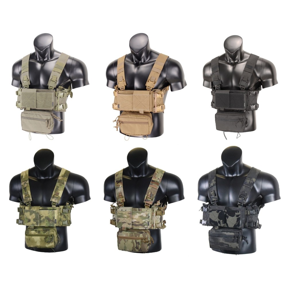 Elytra System MK Style Chest Rig Bag with Dangler Pouch