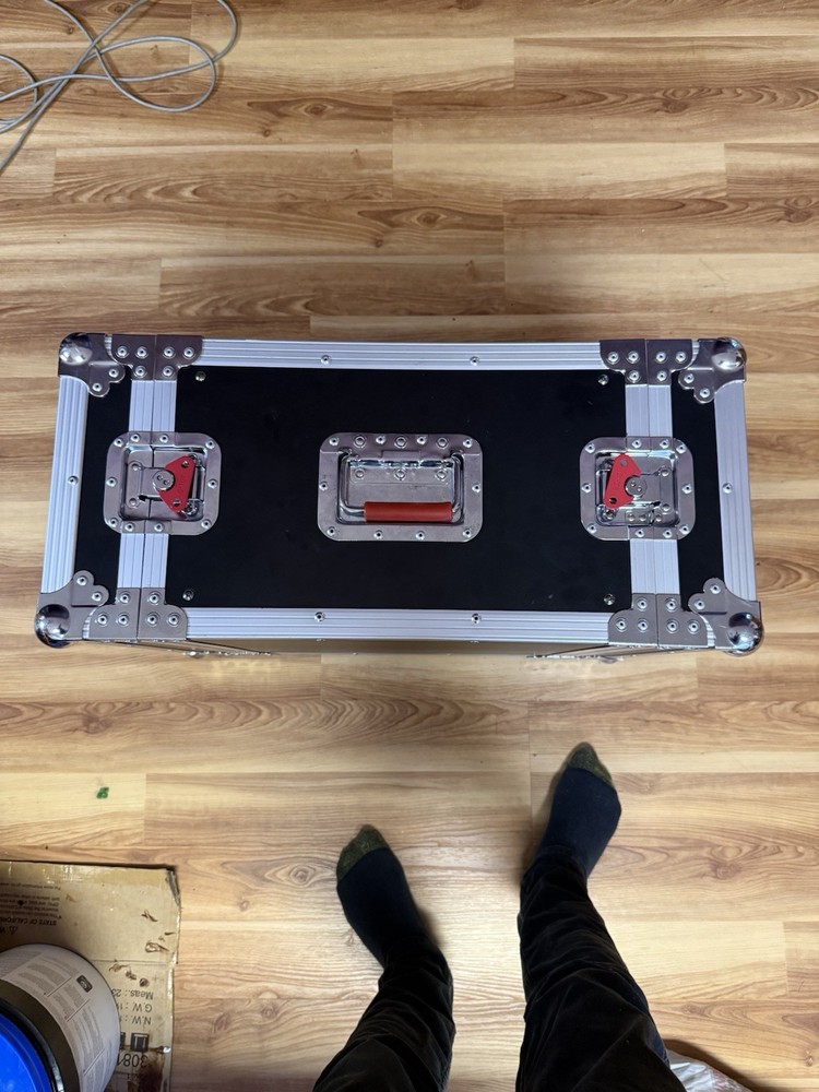 Gator Cases Rack Case for Rack Gear Black Aluminum Plastic with Carry Handle