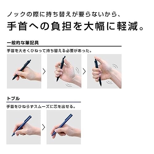 Sun-Star Topull S Mechanical Pencil 0.5mm Blue Top-Pull Function Japan Import