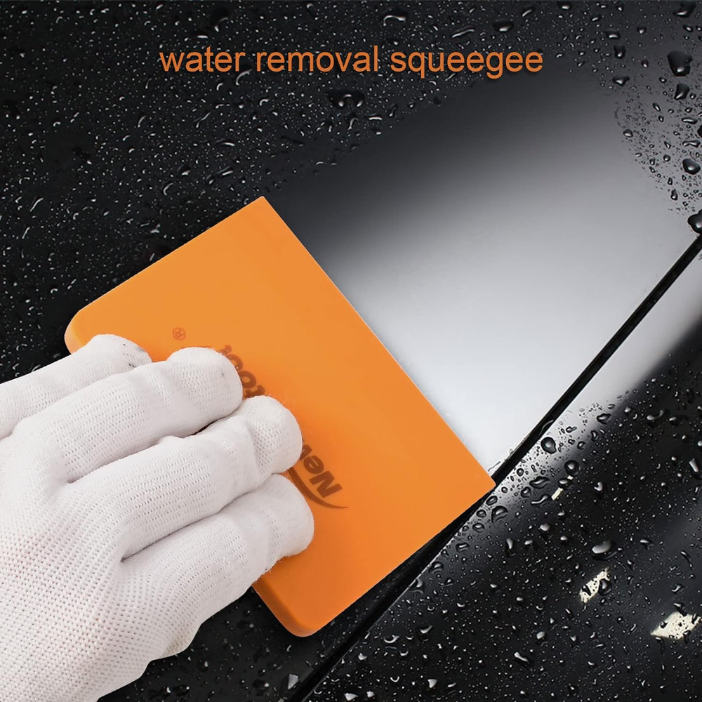 NEWISHTOOL Soft Silicone Small Squeegee for Vinyl, 2 PCS PPF Tools Window Tintin