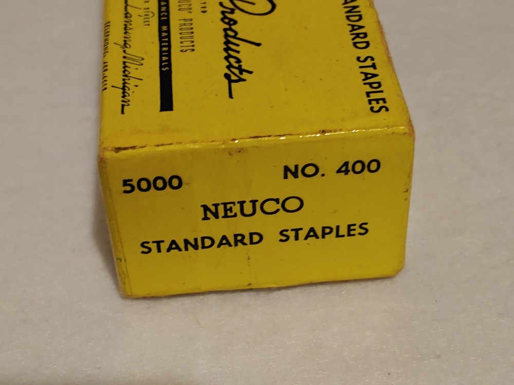 Vintage - NEUCO Staple Box - Empty box only as shown