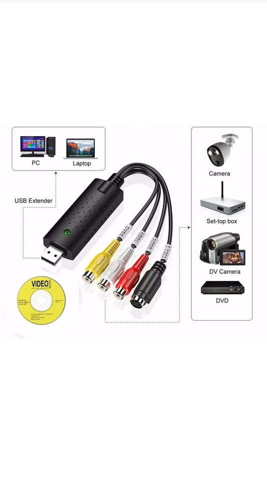 VHS To DVD Wizard Software | USB Video Capture Device Grabber | Digital Video
