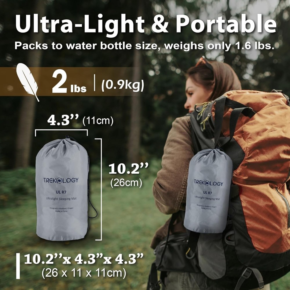 Lightweight Camping Pad with Leakproof Design – Spacious & Comfortable Sleep Aid