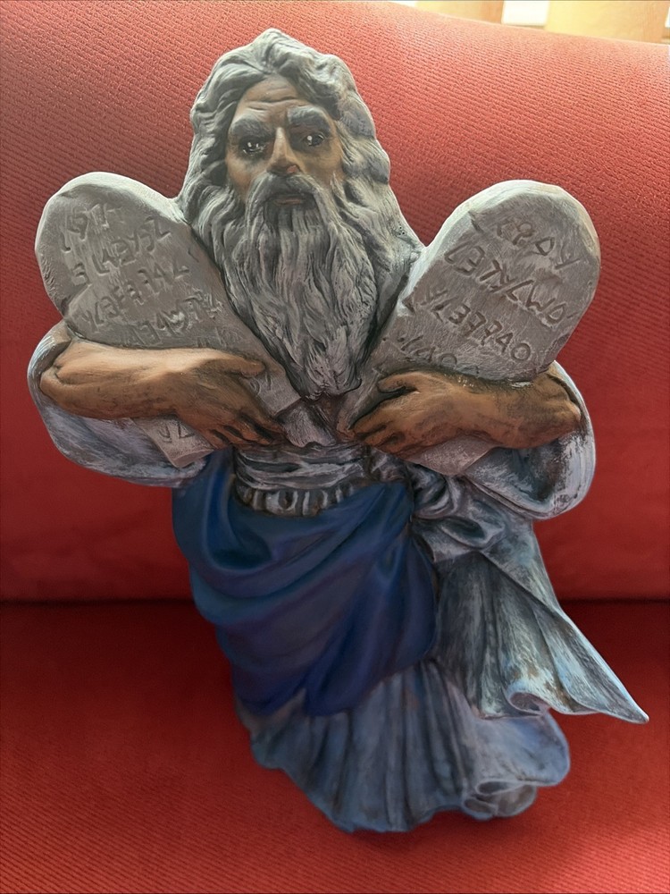 Afro American Moses Stands 11” Tall