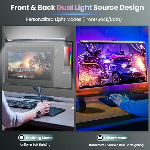 Monitor Light Eye-Care Dual Light Computer Light Bar Gaming RGB PRO Backlight