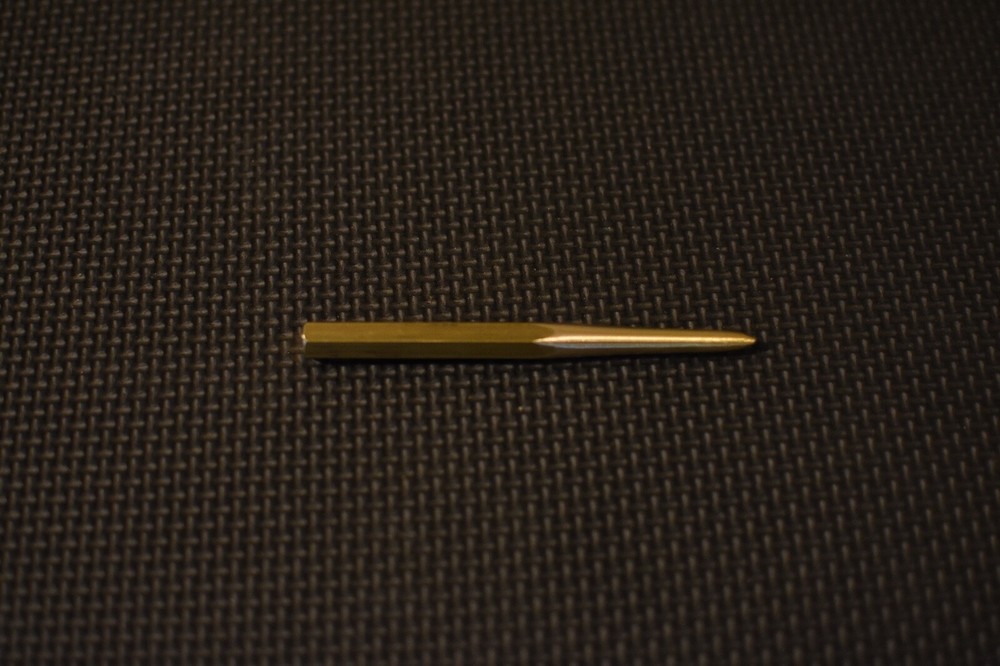 HANDMADE Custom Personalized Engraved Single Prong Brass Divot Repair Golf Tool