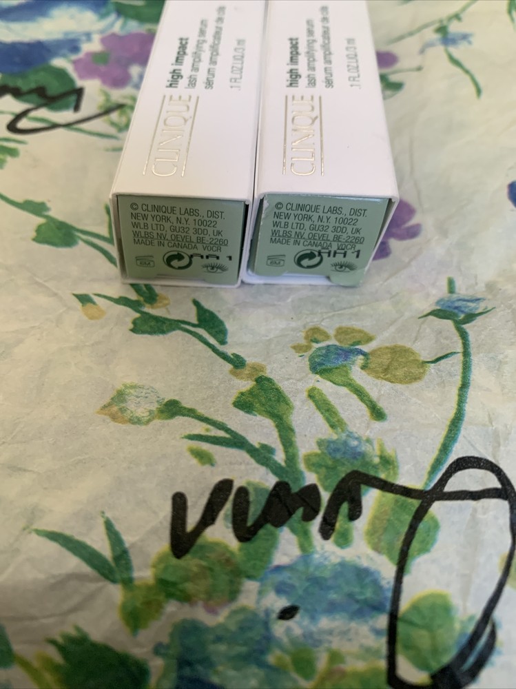 x2 Clinique High Impact Lash Amplifying Serum (3ml) Each