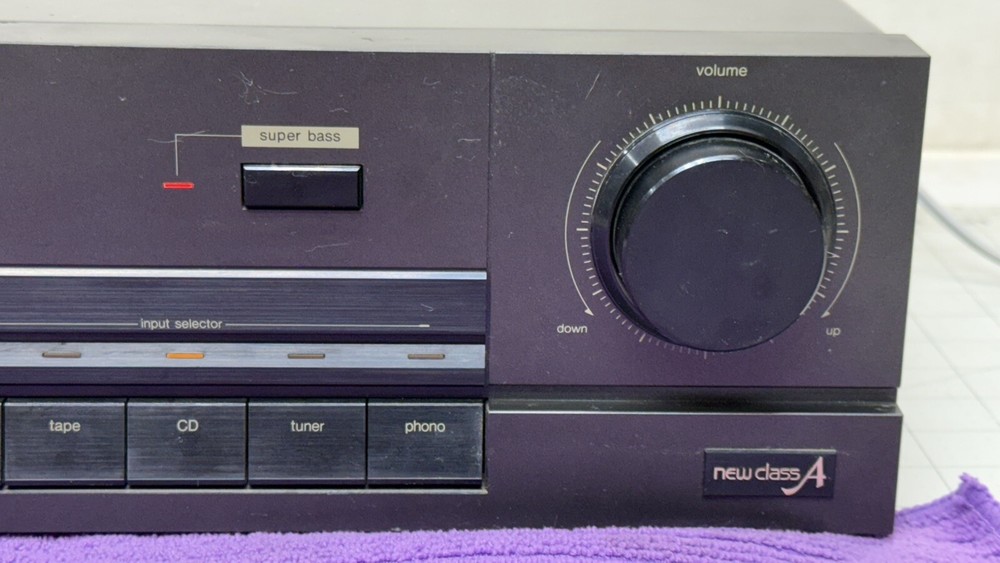 Vintage Technics SU-V98 Class-A Integrated Amplifier No Sound On Left Channel 🔥