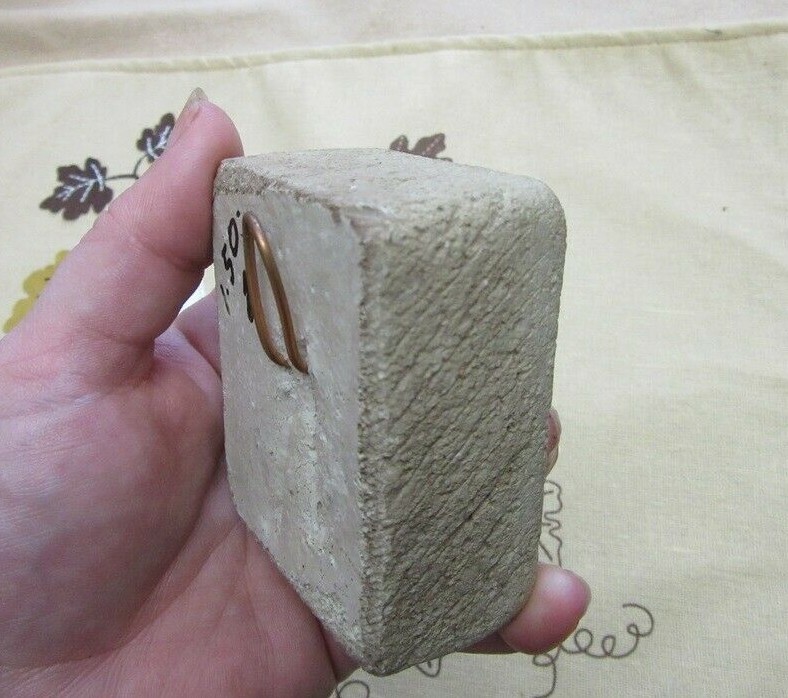 Art pottery plaque or block. " Dream "