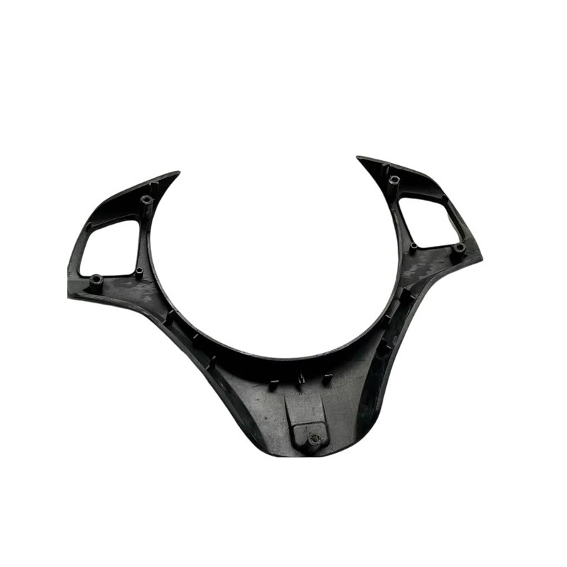 Real Carbon Fiber Steering Wheel Panel Replacement For BMW 3 Series E90 E92 E93