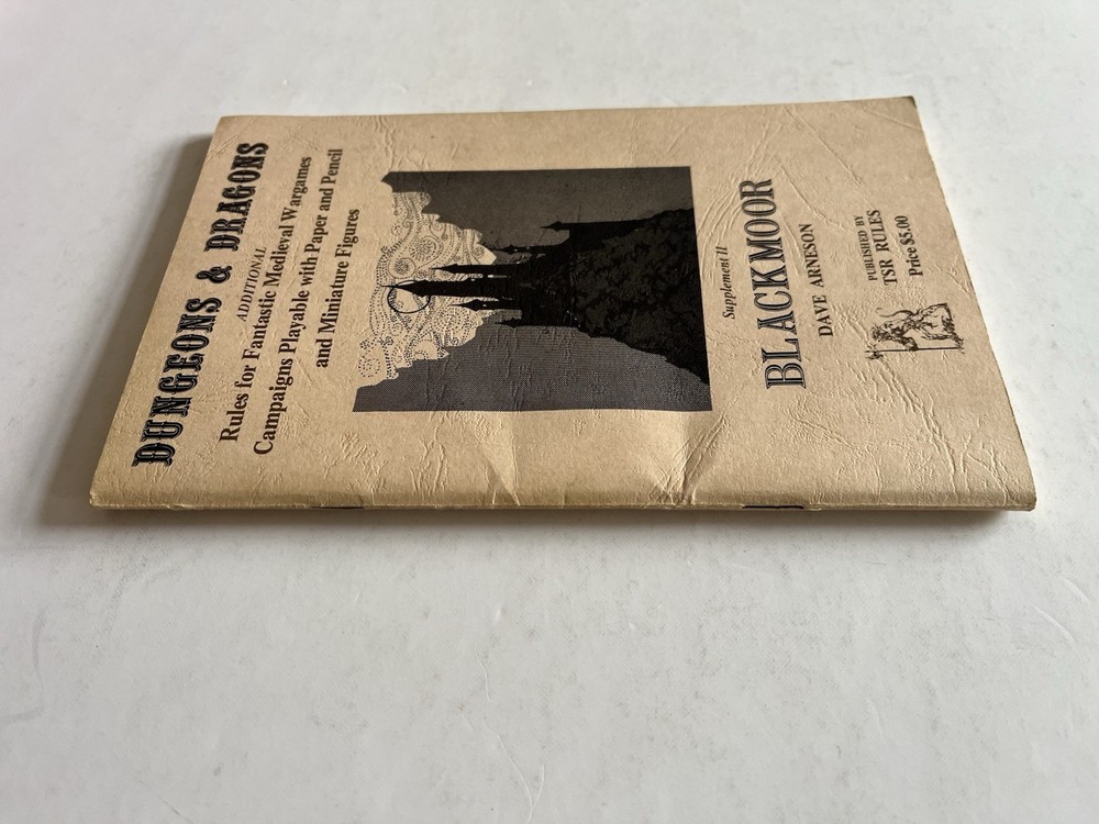 Dungeons and Dragons Blackmoor TSR 1976