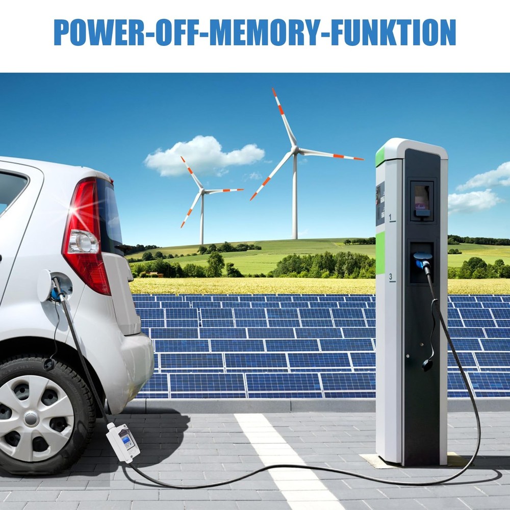 Mobile Digital Electric Meter, 230V Power Consumption Meter with...