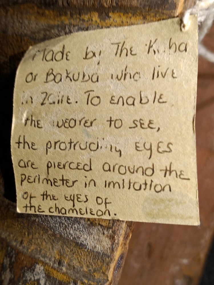Authentic Bushoong Kuba Mask.