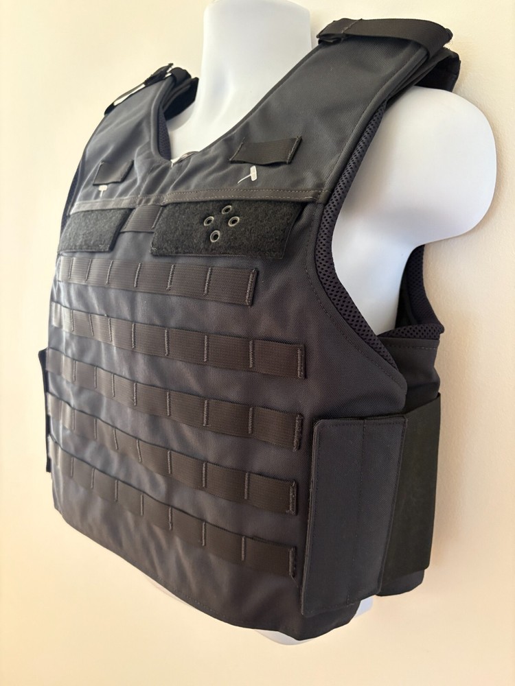 ABA Male Standard Armor Carrier Side Open Small/Medium 2013-2215 Black Molle