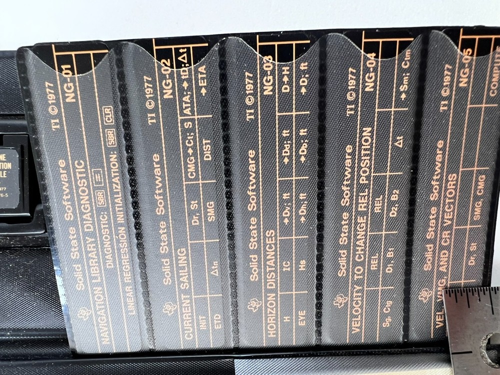 Texas Instruments Programmable 58 Calculator Master Library & Marine Navigation