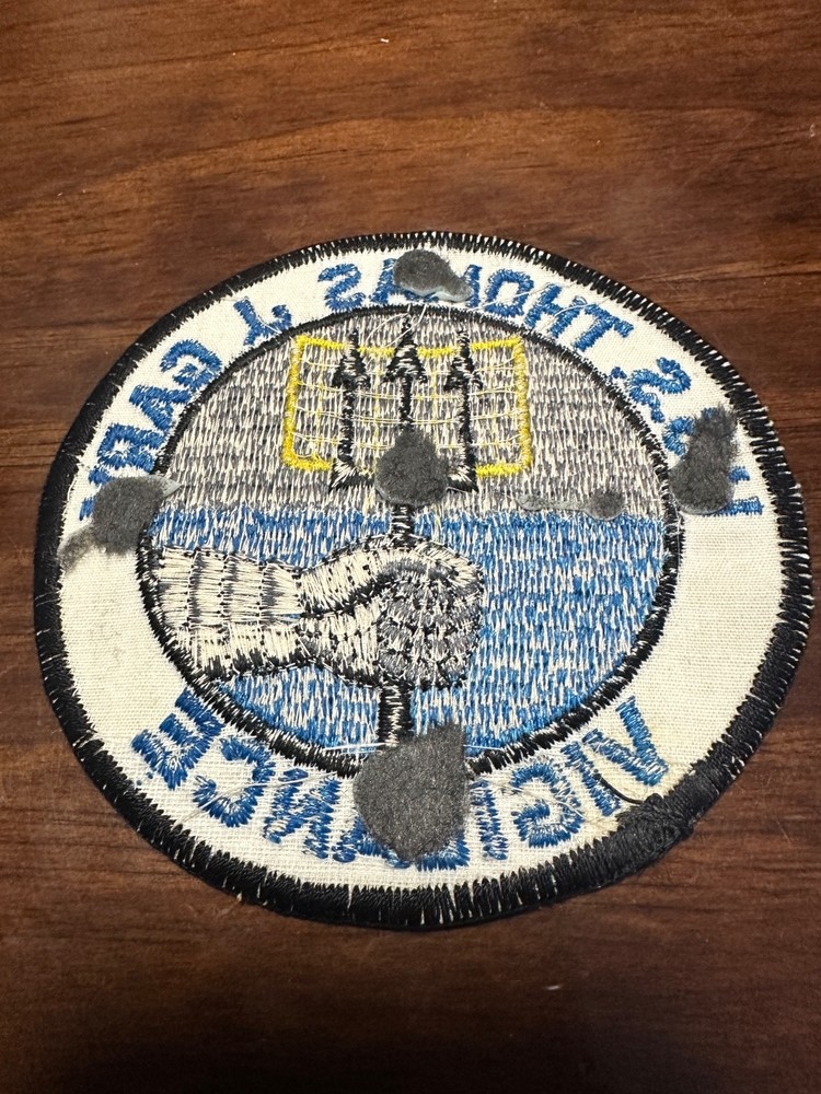 Vintage US Navy USS Thomas J. Gary DER-326 Destroyer Escort Ship Patch