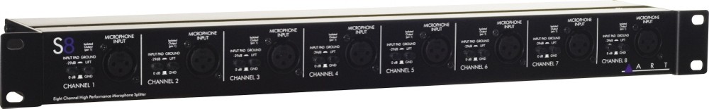 ART S8 8-Channel Balanced Mic Splitter