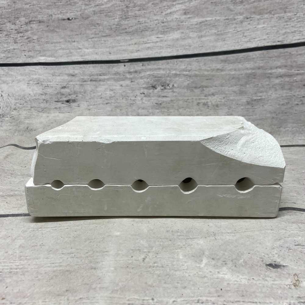 Vintage 1976 Garrard Mold Ceramic Casting Mold Macrame Beads #433