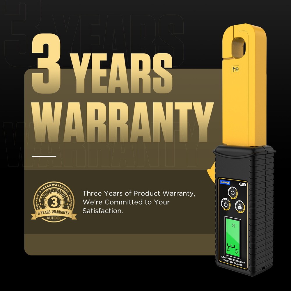 AUTOOL BT270 Handheld Digital Leakage Current Clamp AC DC Low Current Wireless